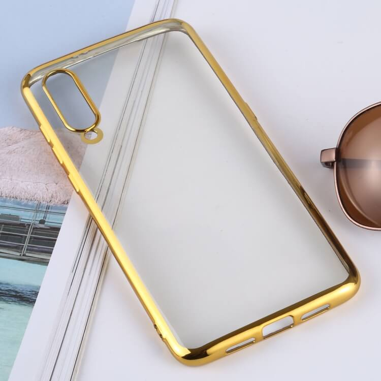 METALLIC Szilikon huzat Xiaomi Mi 9 arany akciós termékkép 1