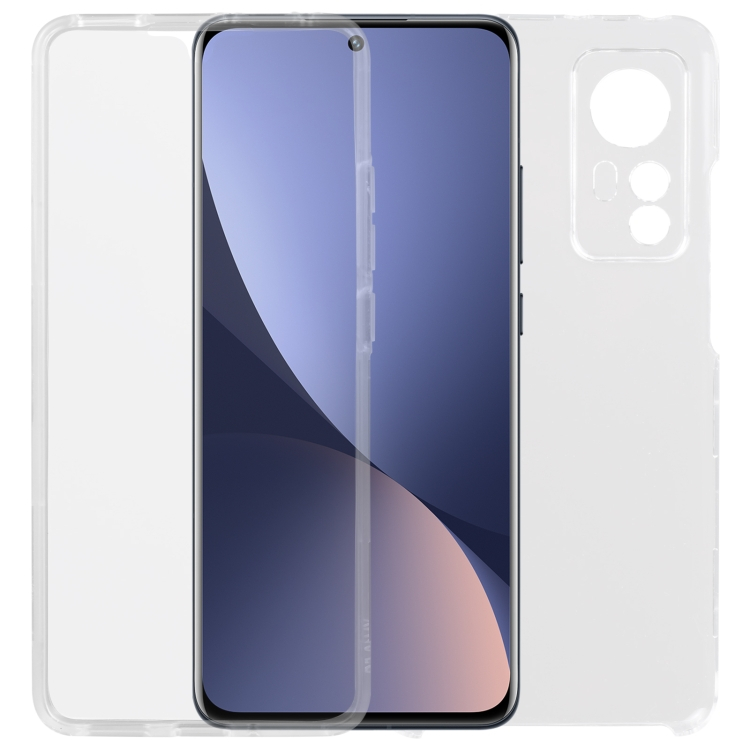 Kétoldalas védőburkolat Xiaomi 12 Pro átlátszó akciós termékkép 1