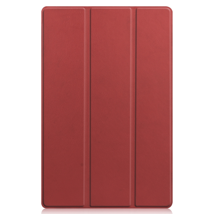 LEATHER Lenovo Tab P11 / P11 5G / P11 Plus összecsukható huzat sötétvörös termék 2. képe