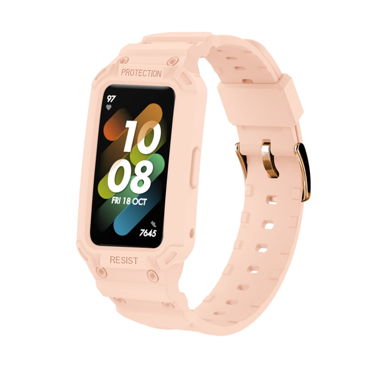 GLACIER Védőtok pánttal Huawei Band 6 / 7 / Honor Band 6 rózsaszín akciós termékkép 1
