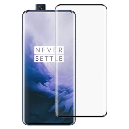 3D Edzett üveg One Plus 7 Pro / 7T Pro fekete akciós termékkép 1