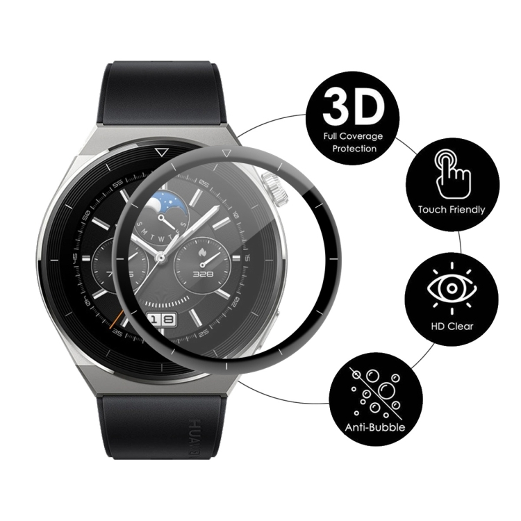 ENKAY 3D védőüveg Huawei Watch GT 3 Pro 46mm-hez termék 2. képe