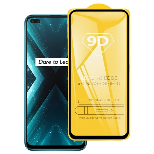 3D Edzett üveg Realme X3 SuperZoom fekete akciós termékkép 1