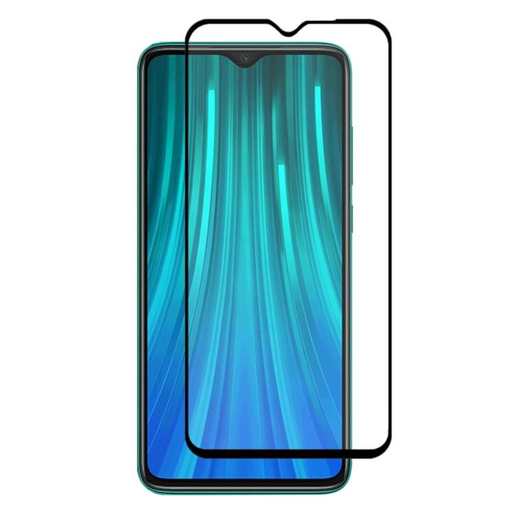 3D edzett üveg Xiaomi Redmi Note 8 Pro fekete akciós termékkép 1