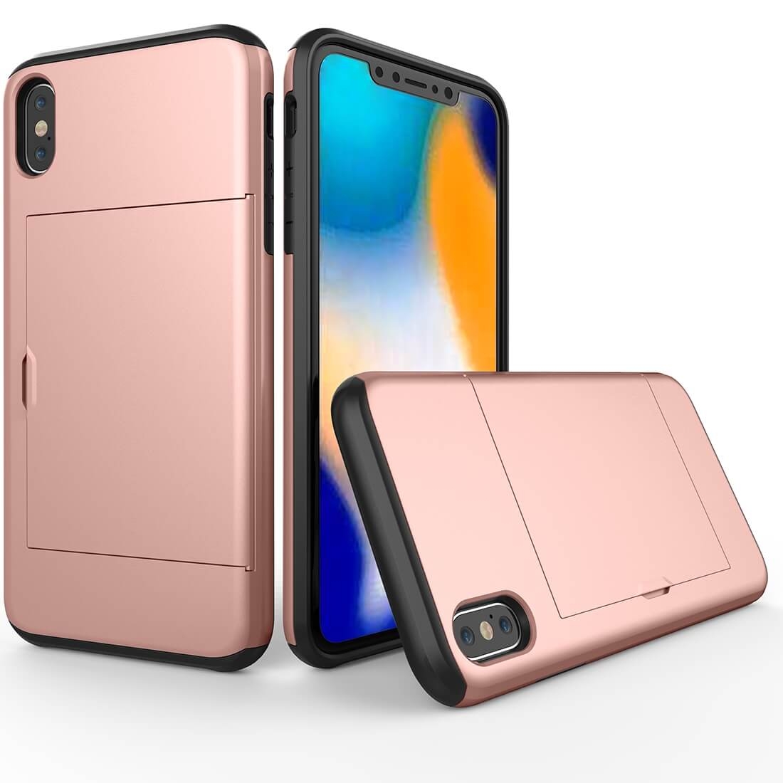CARD Védőtok Apple iPhone XS Max készülékhez rózsaszín akciós termékkép 1