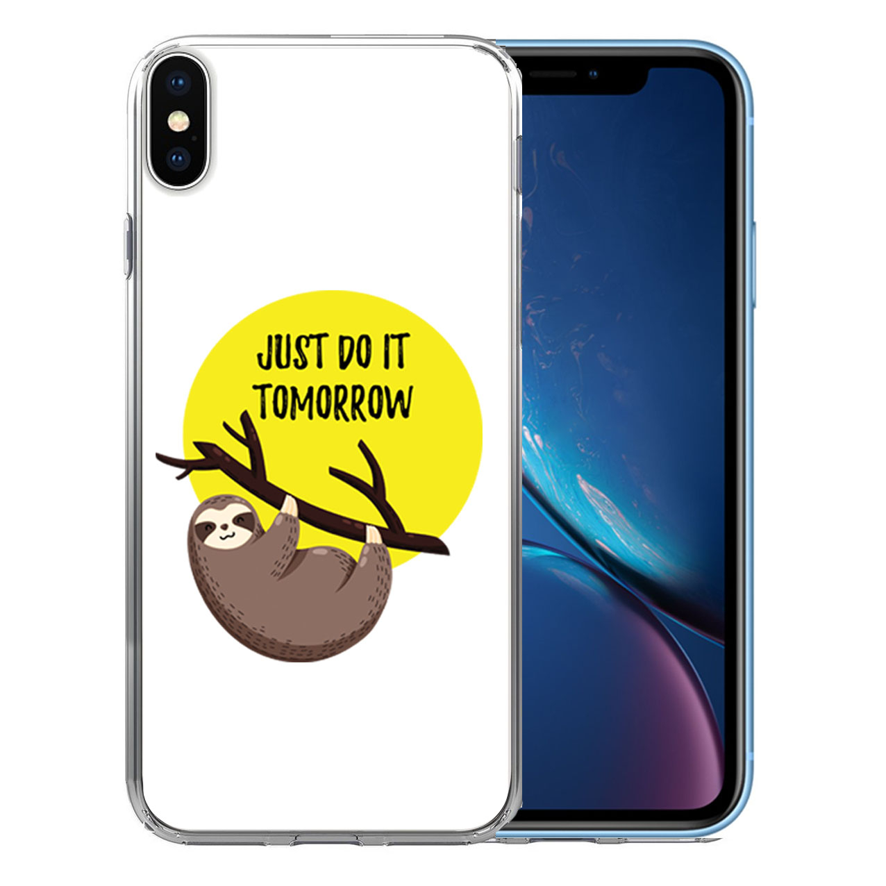 PROTEMIO MY ART Apple iPhone XR SLOTH védőburkolat (010) akciós termékkép 1