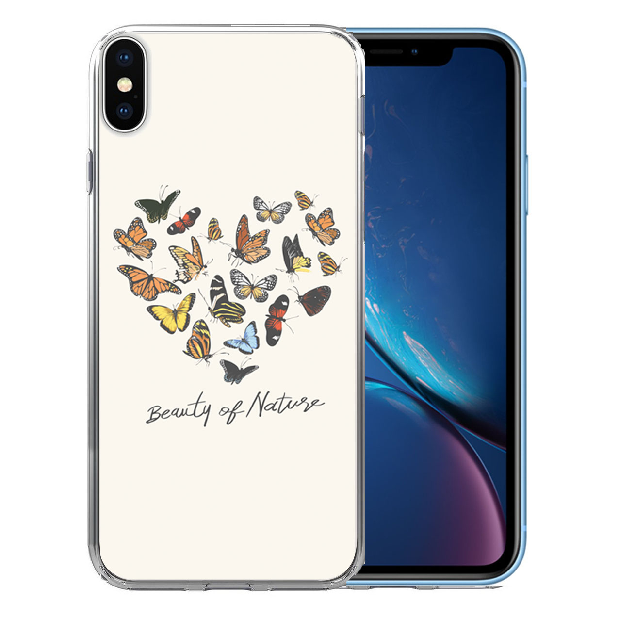 PROTEMIO MY ART Apple iPhone XR BUTTERFLIES védőburkolat (026) akciós termékkép 1