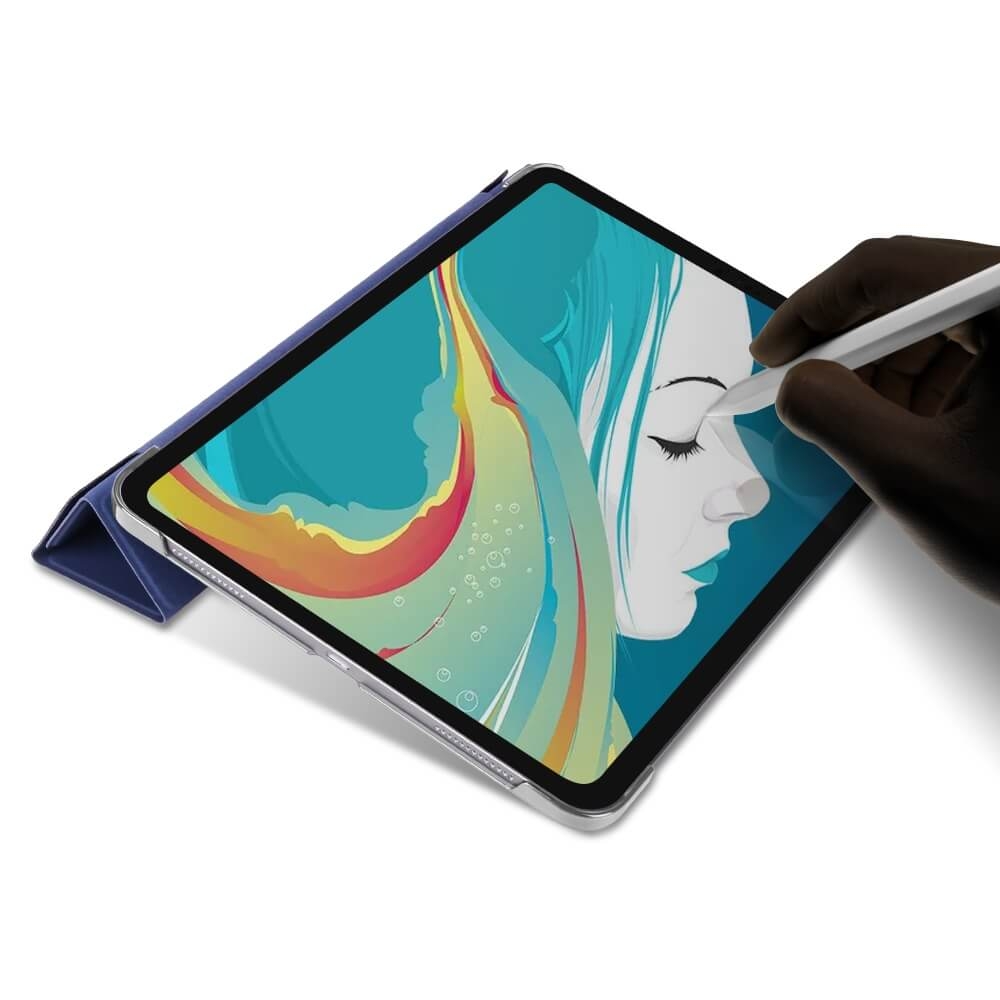 LEATHER Flip tok Apple iPad Pro 12.9 (2018) kék termék 2. képe