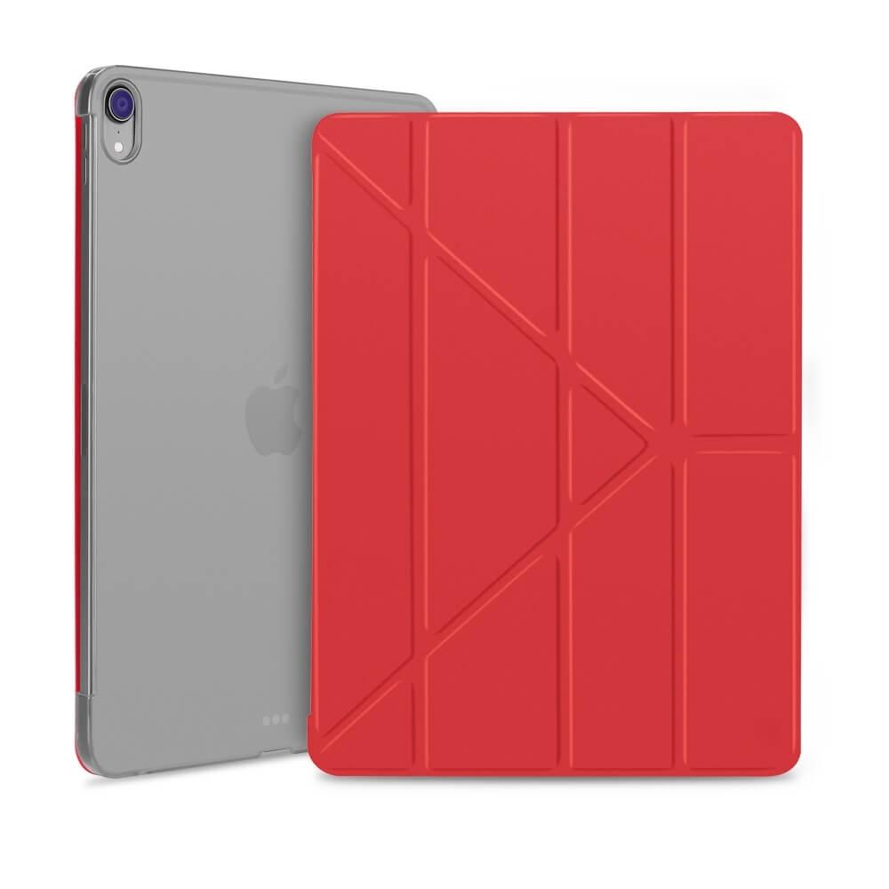 LEATHER Flip tok Apple iPad Pro 12.9 (2018) piros akciós termékkép 1