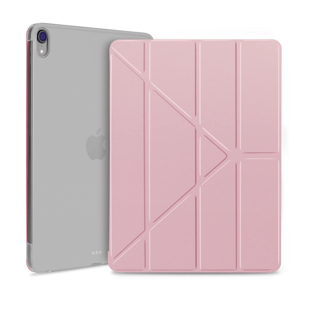 LEATHER Flip tok Apple iPad Pro 12.9 (2018) rózsaszín akciós termékkép 1