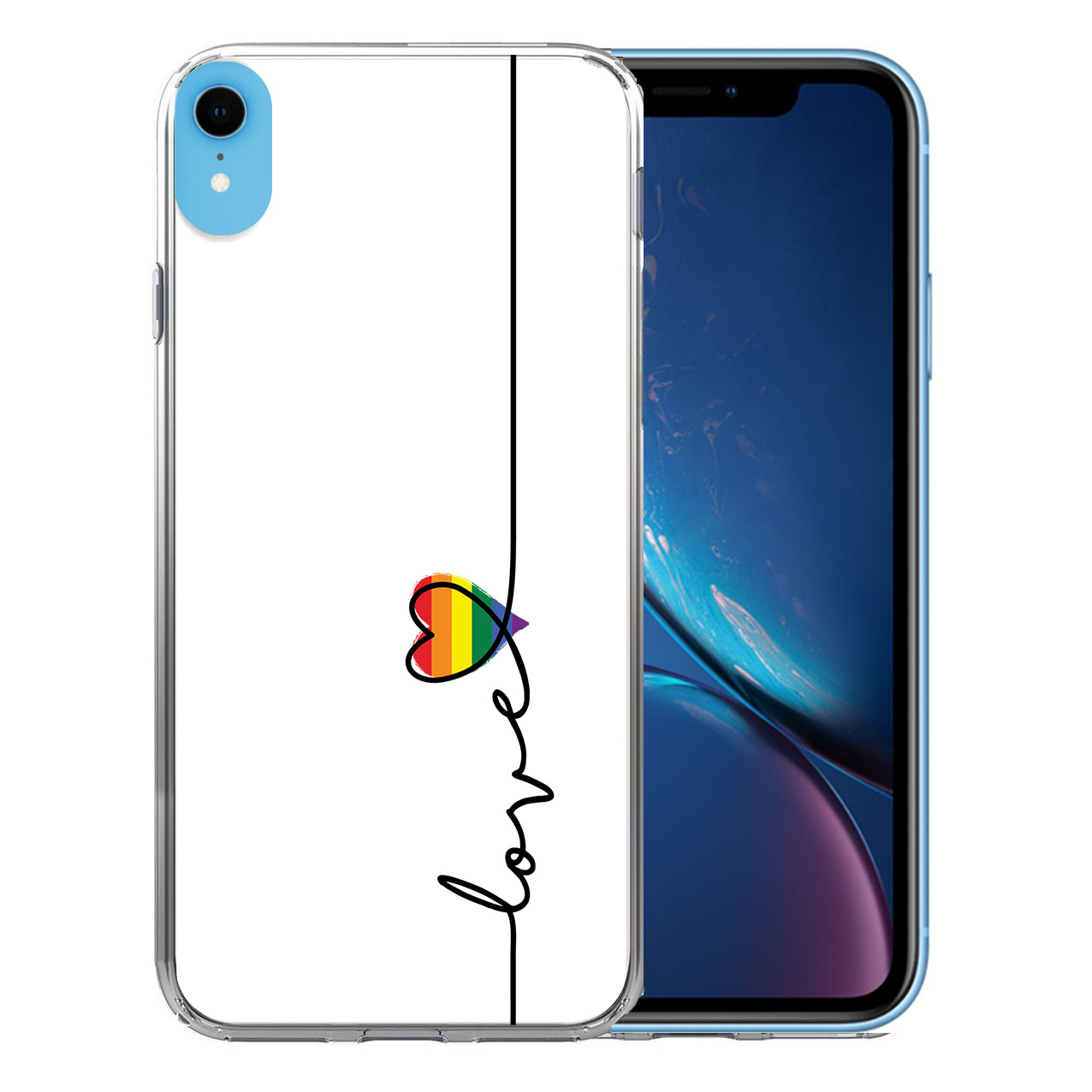 PROTEMIO MY ART Apple iPhone XR LOVE védőburkolat (054) akciós termékkép 1