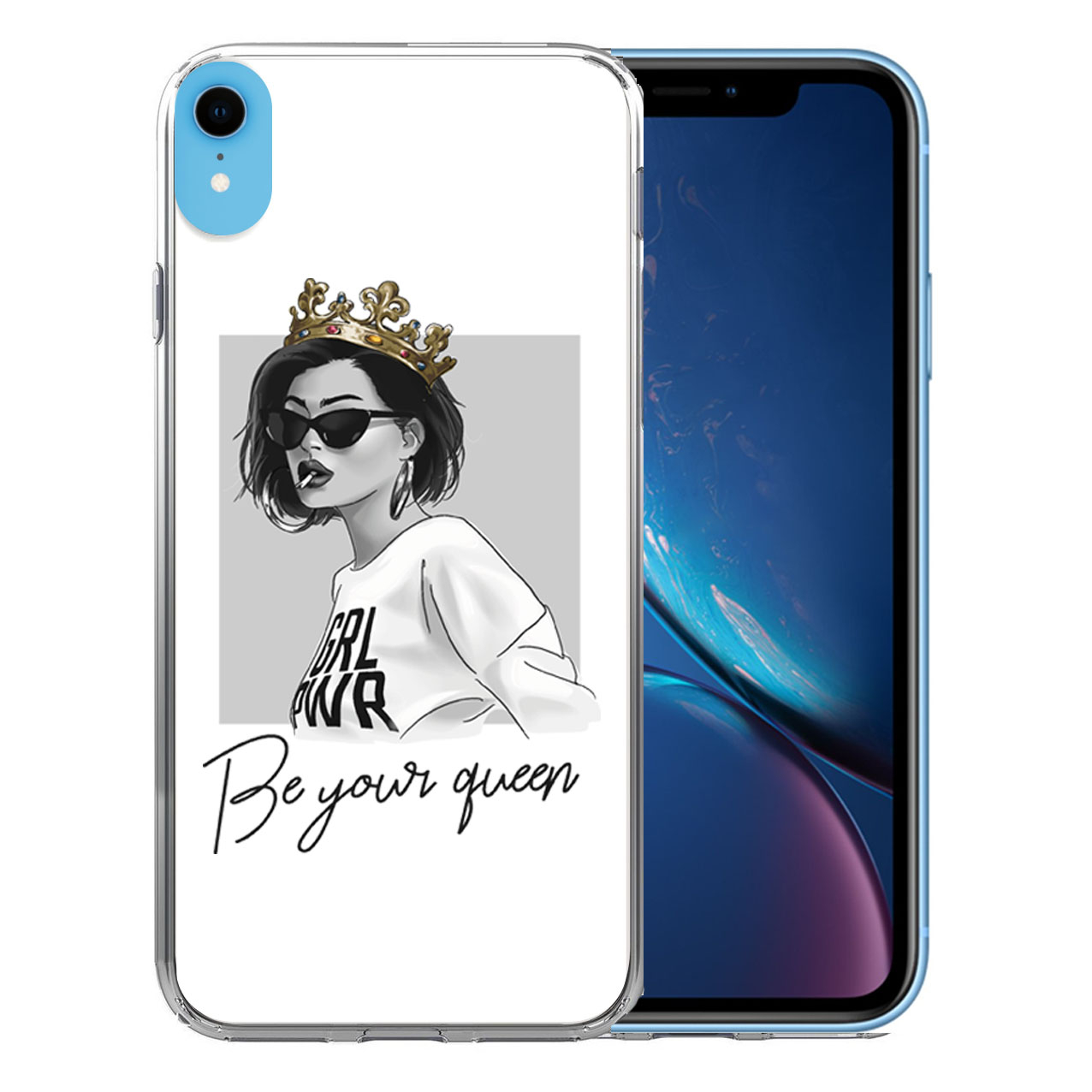 PROTEMIO MY ART Apple iPhone XR GIRL védőburkolat (139) akciós termékkép 1