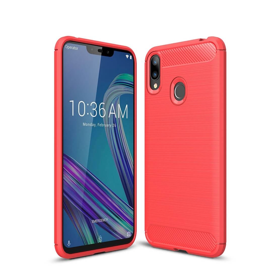 FLEXI TPU obal Asus Zenfone Max (M2) ZB633KL červený akciós termékkép 1