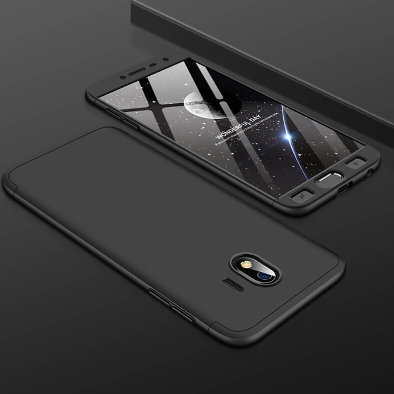 360° védőtok Samsung Galaxy J4 (J400) fekete termék 2. képe