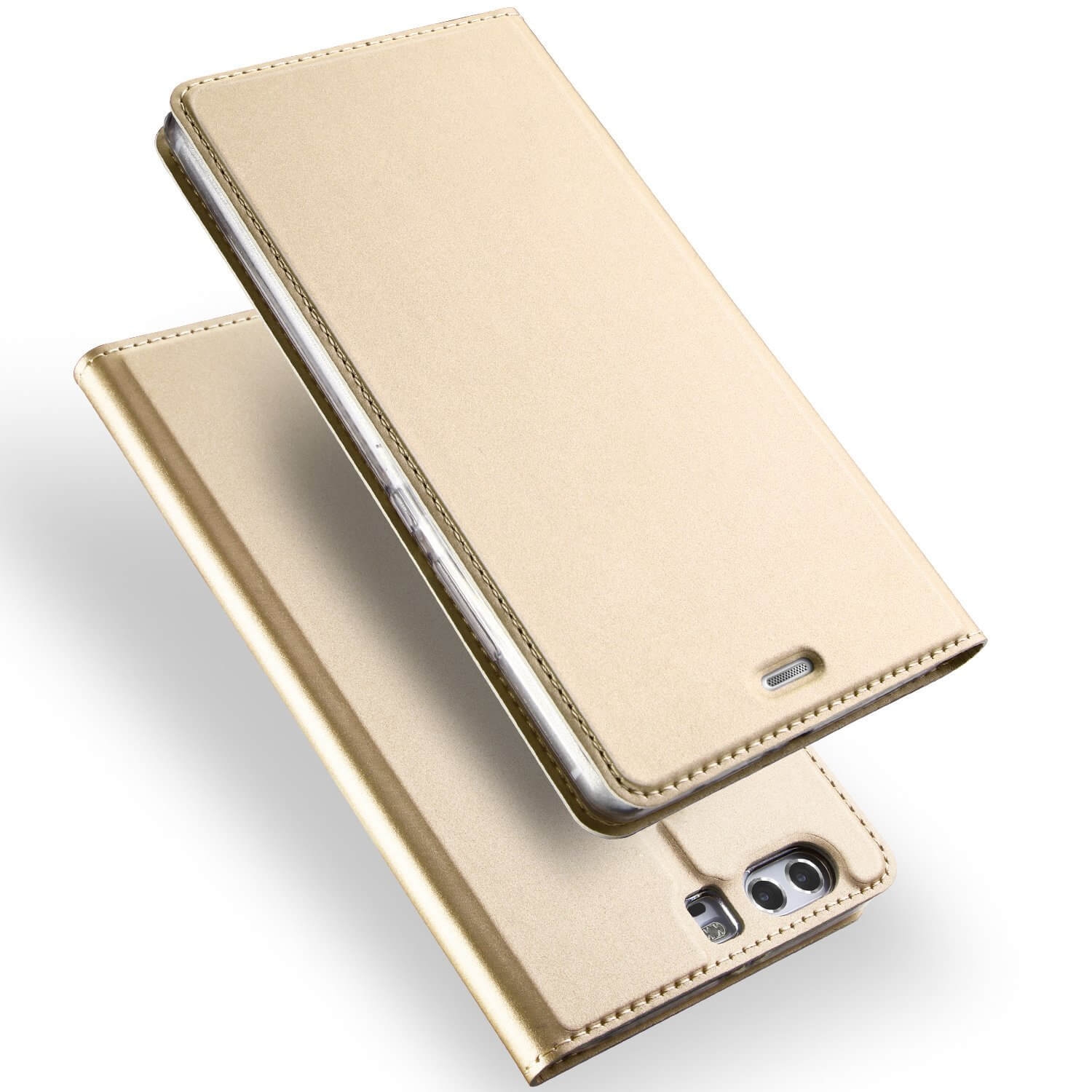 DUX Flipové puzdro Huawei P10 Plus zlaté akciós termékkép 1
