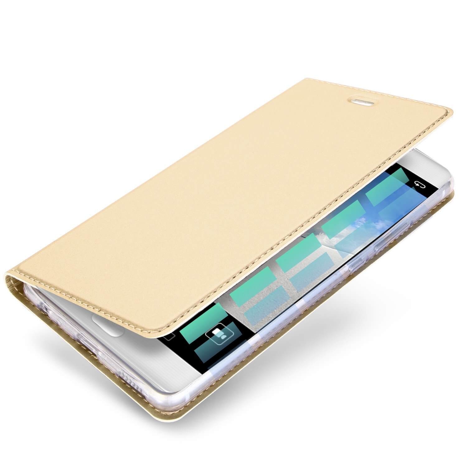 DUX Flipové puzdro Huawei P10 Plus zlaté termék 2. képe