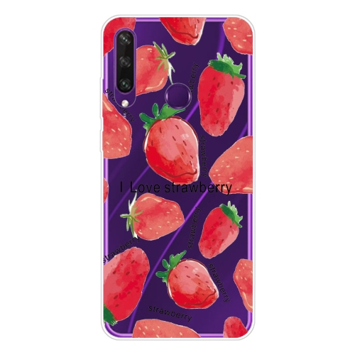 ART Szilikon huzat Huawei Y6p STRAWBERRY akciós termékkép 1
