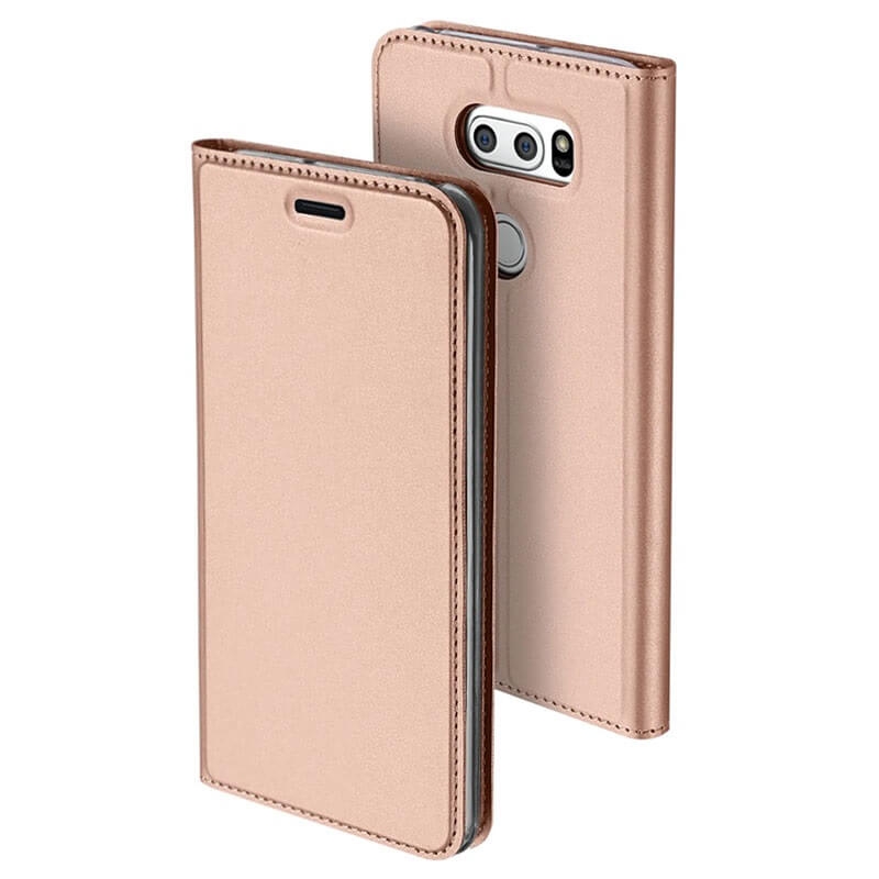 DUX Peňaženkový kryt LG V30 ružový termék 2. képe