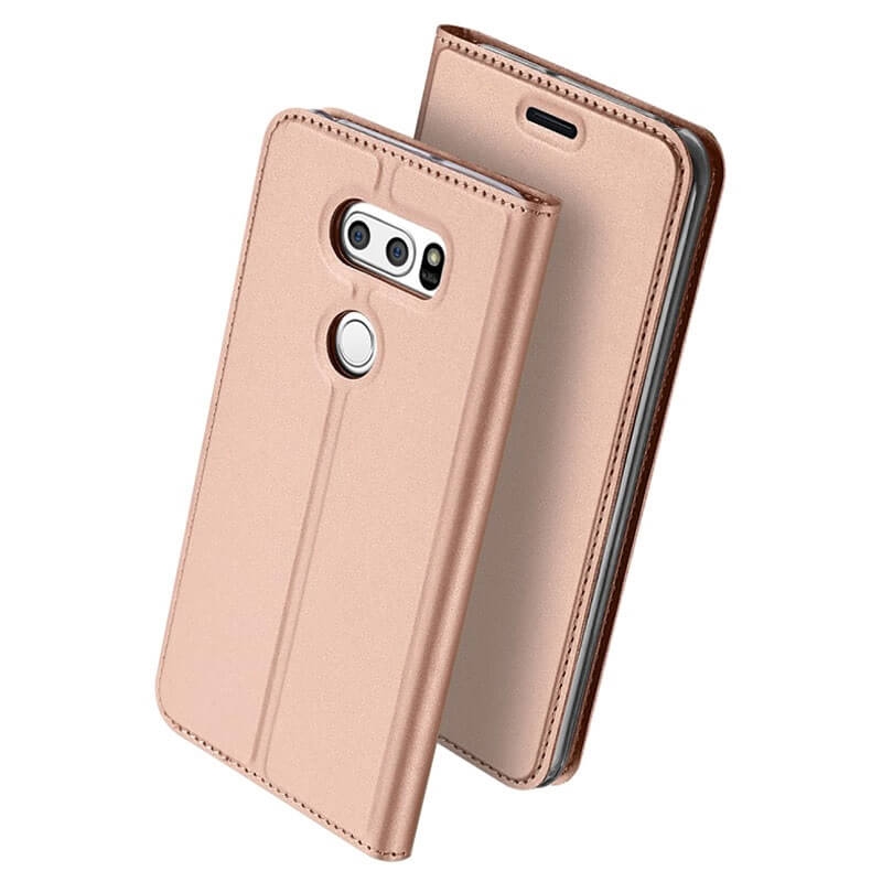 DUX Peňaženkový kryt LG V30 ružový akciós termékkép 1