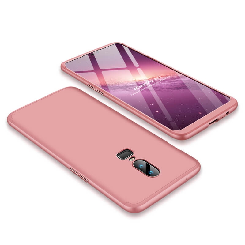 360° ochranný kryt OnePlus 6 ružový termék 2. képe