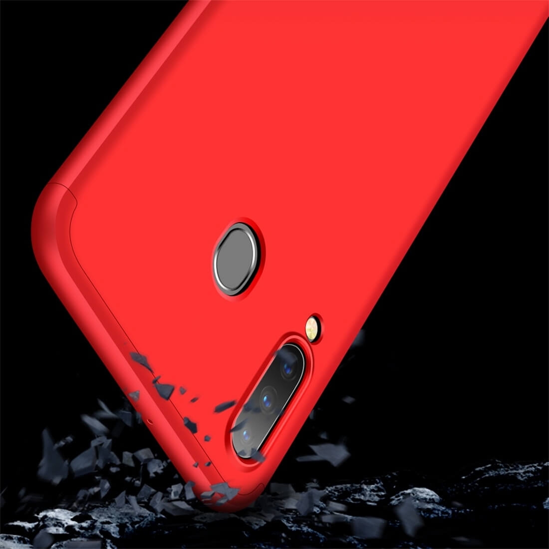 360° védőtok Samsung Galaxy A30 piros termék 2. képe