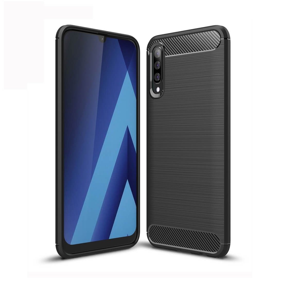 FLEXI TPU tok Samsung Galaxy A70 fekete akciós termékkép 1