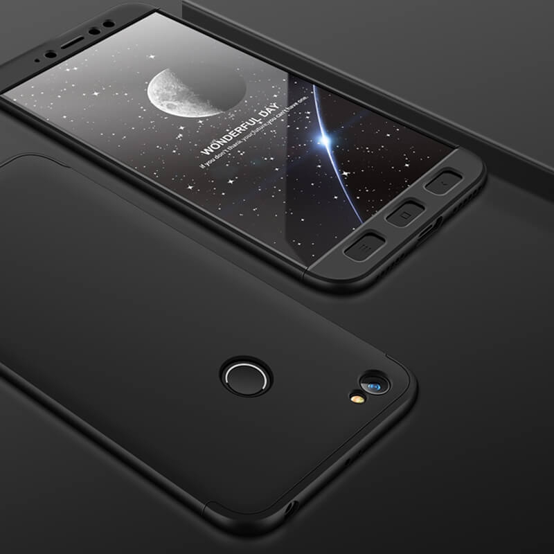 360° védőtok Xiaomi Redmi Note 5A Prime fekete termék 2. képe