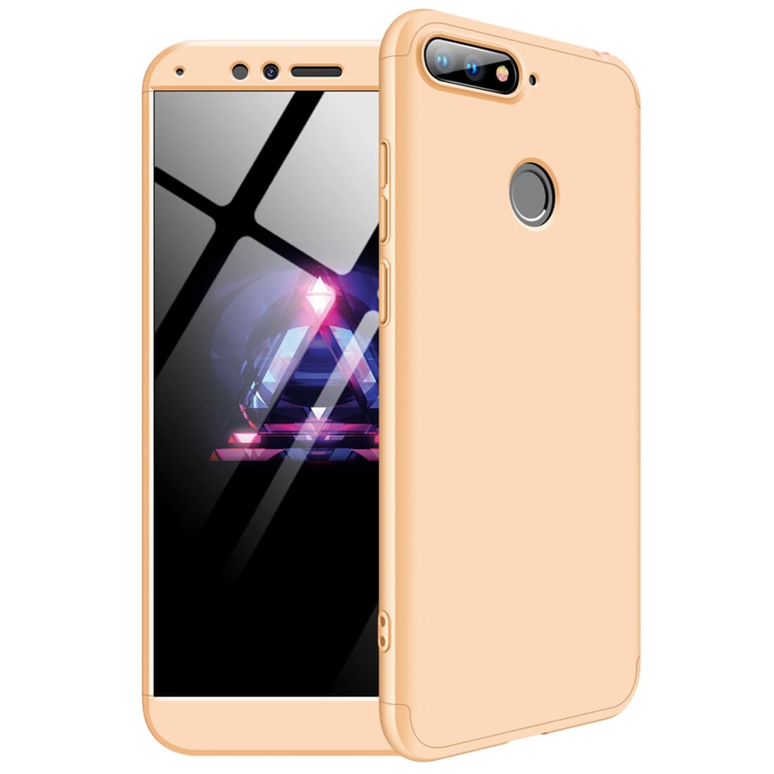 360° Ochranný kryt Huawei Y6 Prime 2018 zlatý akciós termékkép 1