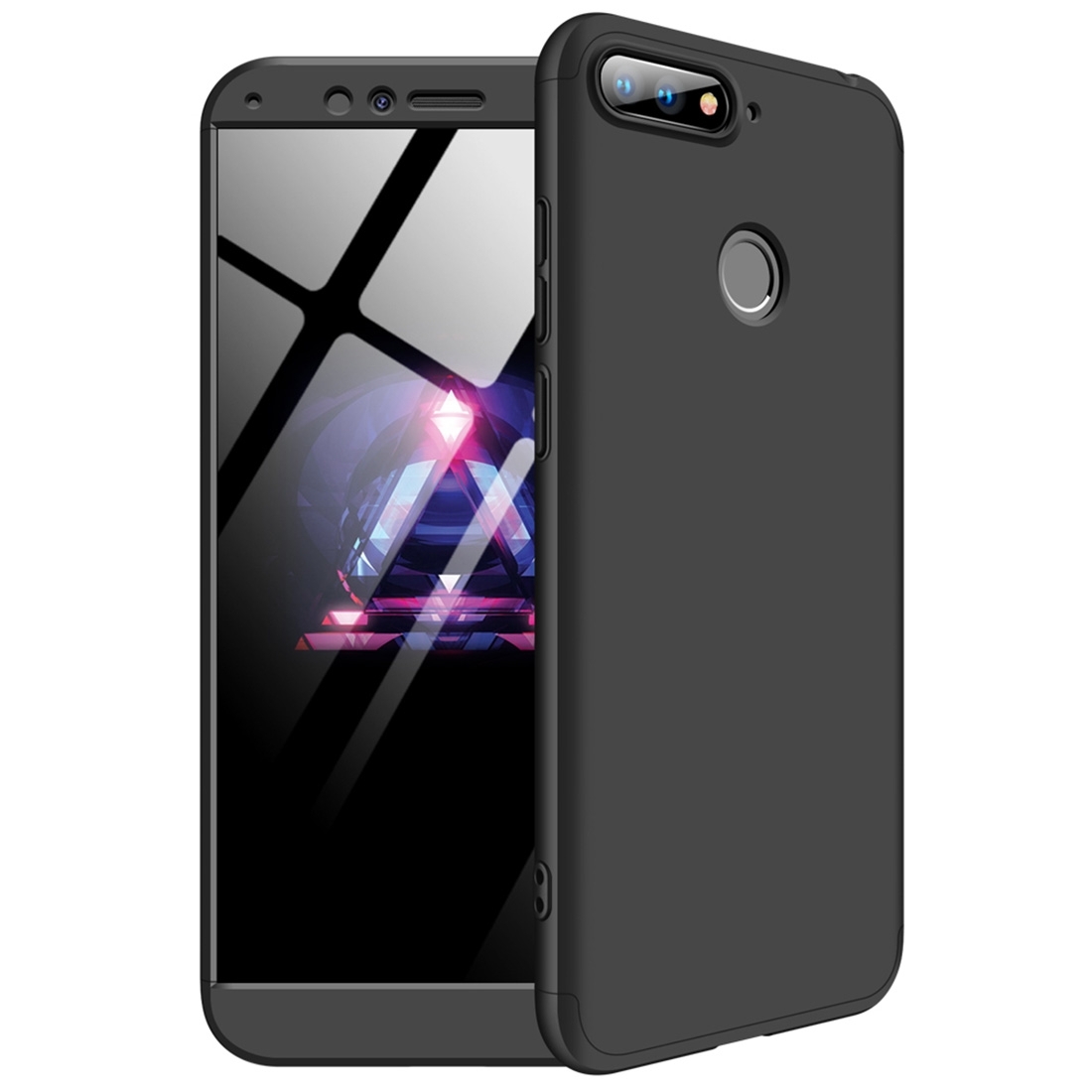 360° Ochranný kryt Huawei Y6 Prime 2018 čierny akciós termékkép 1