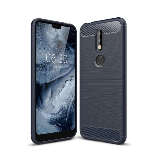 FLEXI TPU tok Nokia 7.1 kék akciós termékkép 1