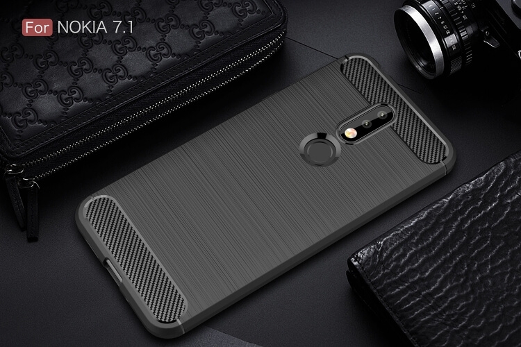 FLEXI TPU tok Nokia 7.1 fekete termék 2. képe