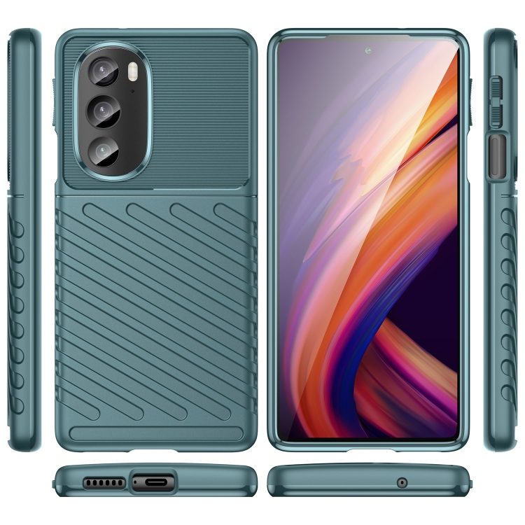 THUNDER Védőburkolat Motorola Edge 30 Pro zöld termék 2. képe