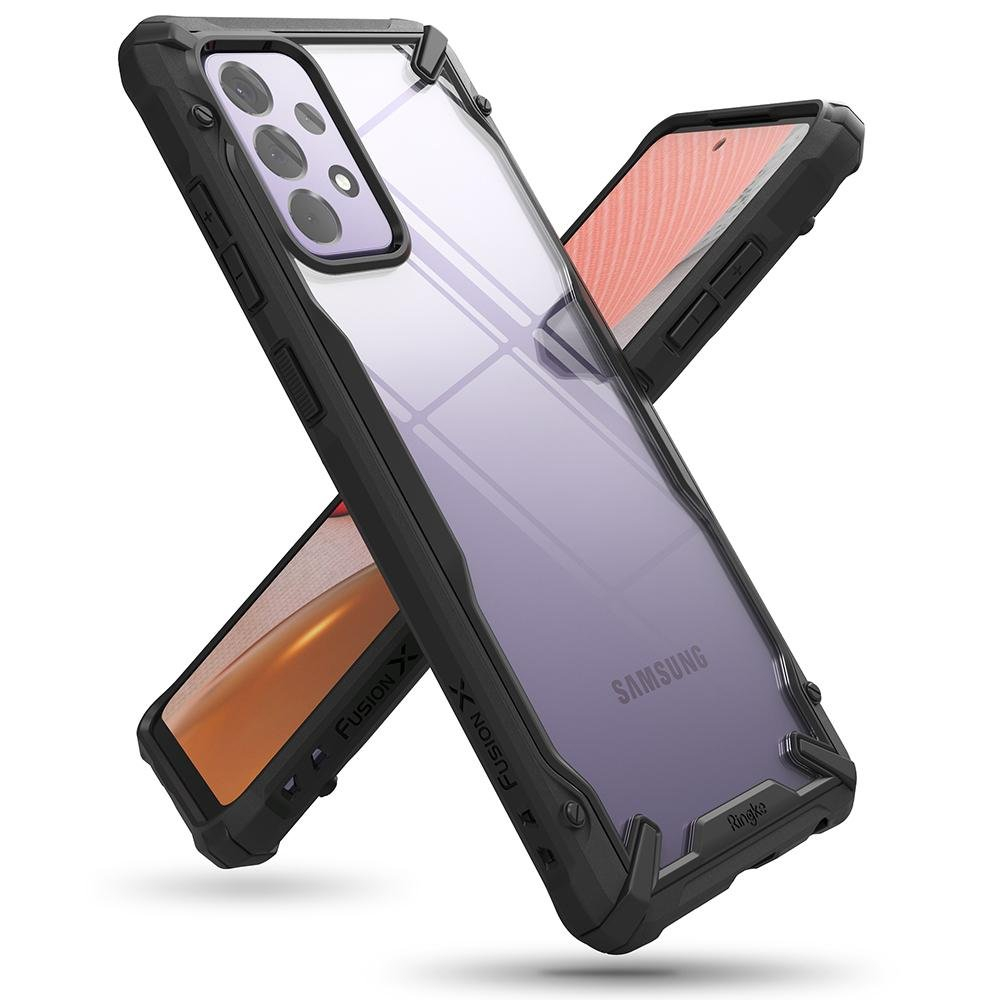 RINGKE FUSION X Samsung Galaxy A72 fekete akciós termékkép 1
