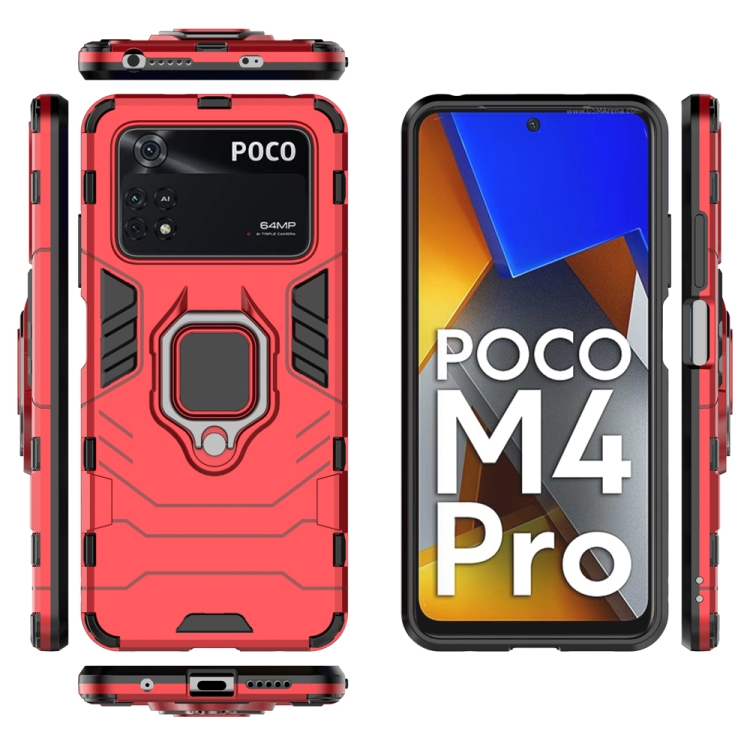 ERŐS védőburkolat Xiaomi Poco M4 Pro piros termék 2. képe