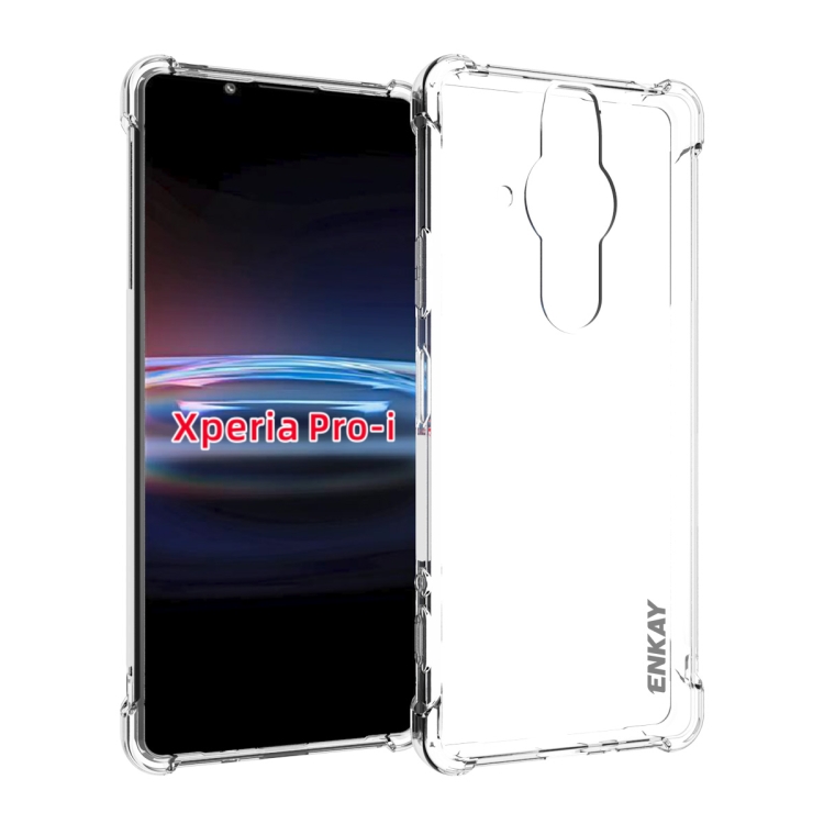 ENKAY AIRBAG Extra strapabíró burkolat Sony Xperia Pro -I átlátszó