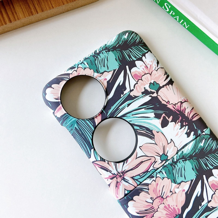 FESTÉS Védőburkolat Huawei P50 Pocket PINK FLOWER termék 2. képe