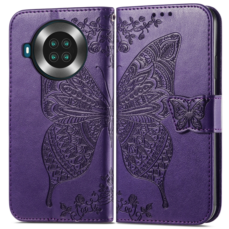 ART pénztárca huzat Cubot Note 20 / Note 20 Pro BUTTERFLY lila akciós termékkép 1