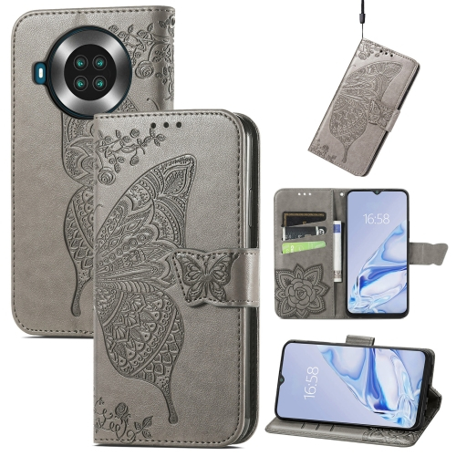ART pénztárca huzat Pro Note 20 / Note 20 BUTTERFLY szürke színhez termék 2. képe