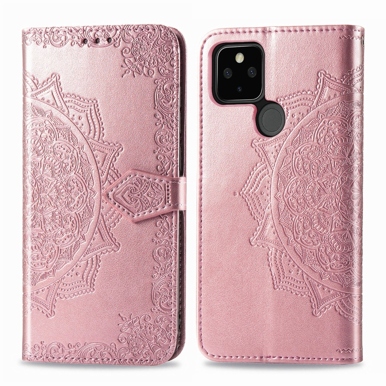 ART Pénztárca borító Google Pixel 4 5G ORNAMENT rózsaszín akciós termékkép 1
