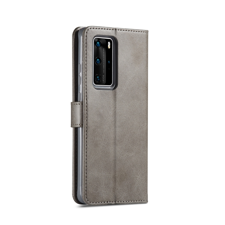 IMEEKE pénztárcavédő Huawei P40 szürke termék 2. képe