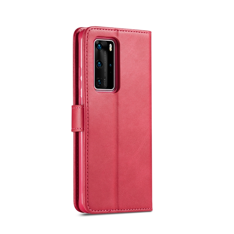 IMEEKE Huawei P40 Pro pénztárcavédő rózsaszín termék 2. képe