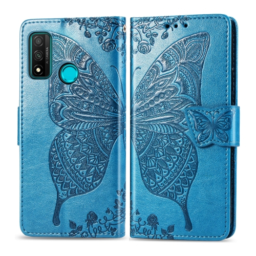 ART pénztárcavédő Huawei P Smart 2020 BUTTERFLY kék akciós termékkép 1