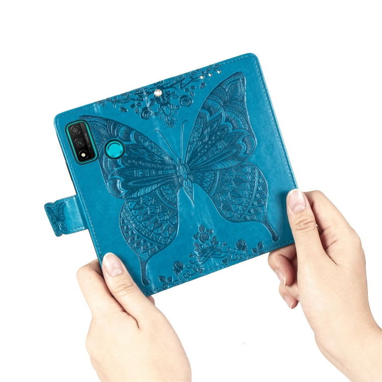 ART pénztárcavédő Huawei P Smart 2020 BUTTERFLY kék termék 2. képe