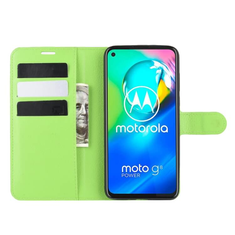 LITCHI Pénztárcavédő Motorola Moto G8 Power zöld termék 2. képe