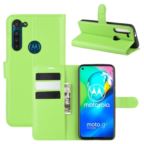 LITCHI Pénztárcavédő Motorola Moto G8 Power zöld akciós termékkép 1