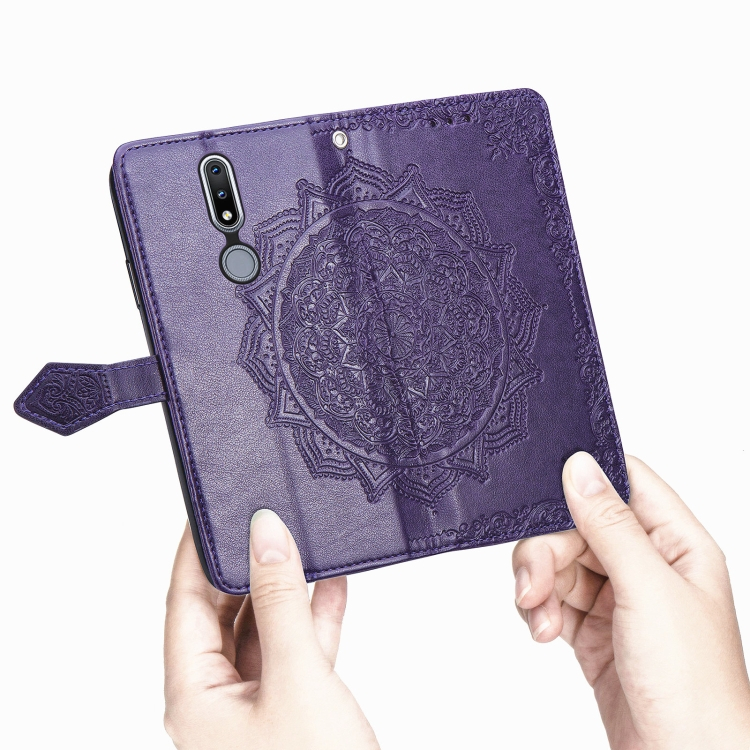 ART Pénztárca borító Nokia 2.4 ORNAMENT lila termék 2. képe