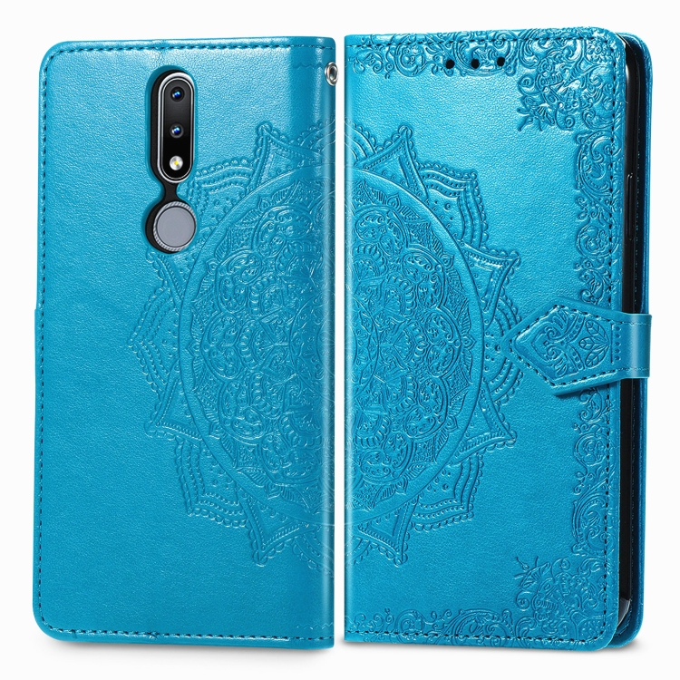 ART Pénztárca borító Nokia 2.4 ORNAMENT kék akciós termékkép 1