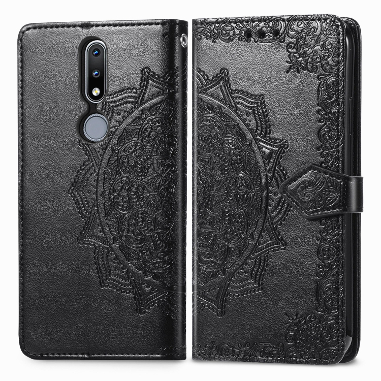 ART Pénztárca borító Nokia 2.4 ORNAMENT fekete akciós termékkép 1