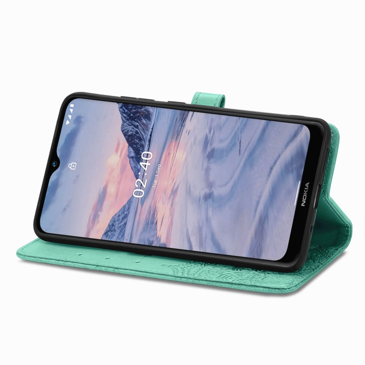 ART Pénztárca borító Nokia 2.4 ORNAMENT zöld termék 2. képe