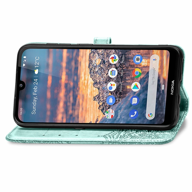 ART Pénztárca borító Nokia 4.2 ORNAMENT zöld termék 2. képe